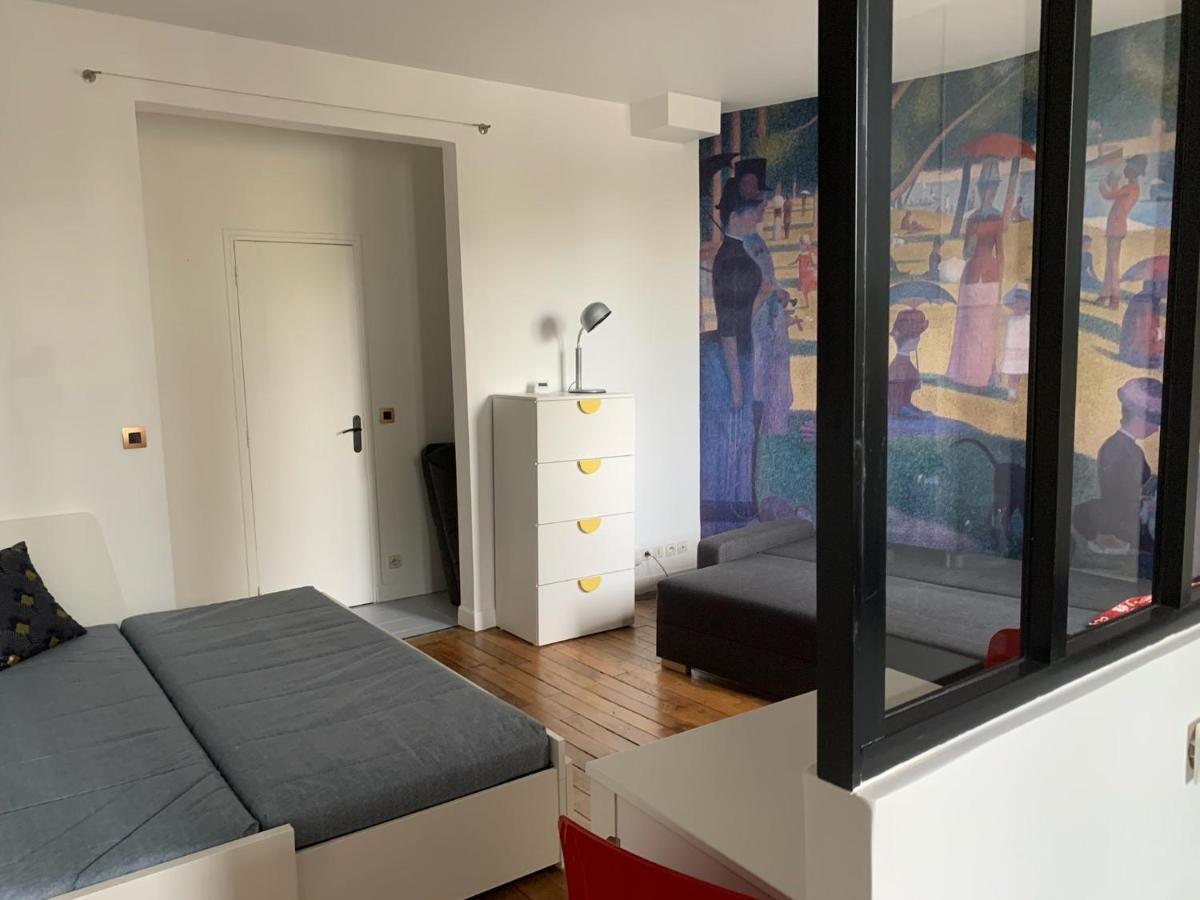 Studio Perfect For 2 Adults And 1 Kid, And Up To 2 Kids - Jourdain 20E, 25Mn To Louvre Via Line M11 Paris Eksteriør billede